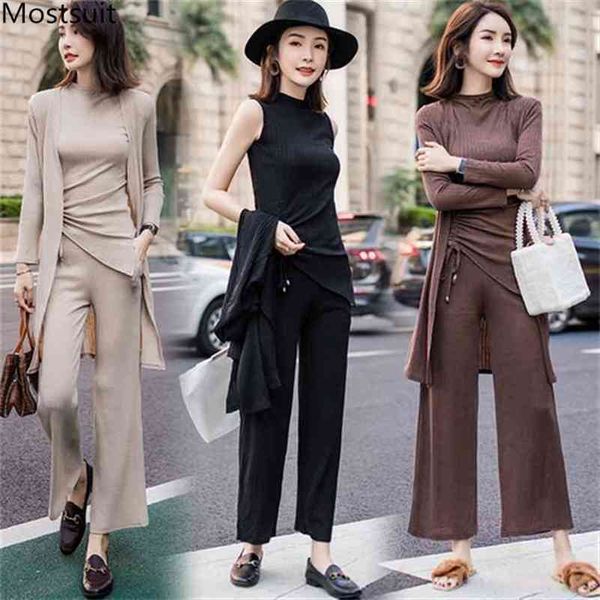three piece set women plus size -5xl spring autumn knit suits long cardigan coat vest pullover and wide leg pants 210513, White
three piece set women plus size -5xl spring autumn knit suits long cardigan coat vest pullover and wide leg pants 210513, White