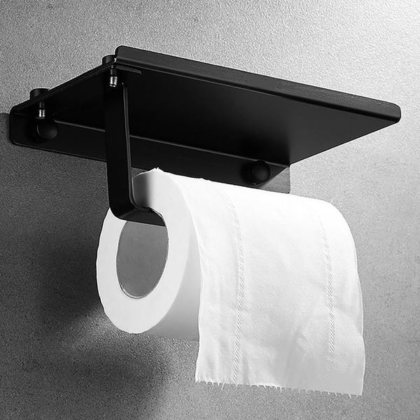 45@ space aluminum punch-toilet paper holder wall-mounted bathroom kitchen roll towel hook modern black hanger storage & organization
45@ space aluminum punch-toilet paper holder wall-mounted bathroom kitchen roll towel hook modern black hanger storage & organization