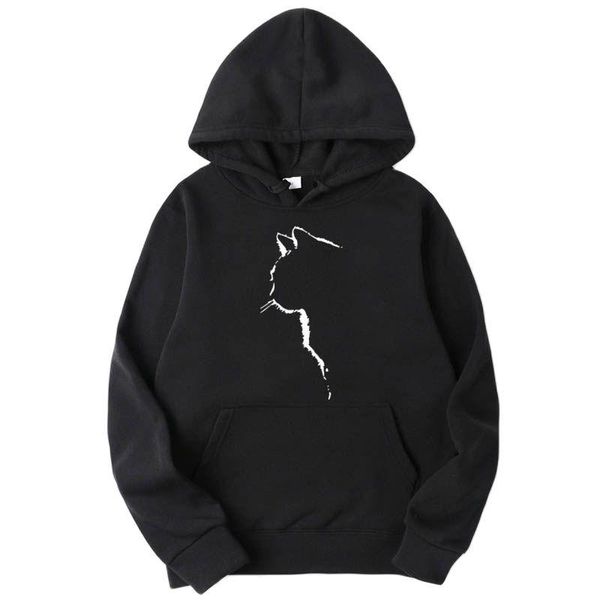 men's hoodies & sweatshirts fashion brand funny cat printing blended cotton spring autumn loose male hip hop man, Black
men's hoodies & sweatshirts fashion brand funny cat printing blended cotton spring autumn loose male hip hop man, Black