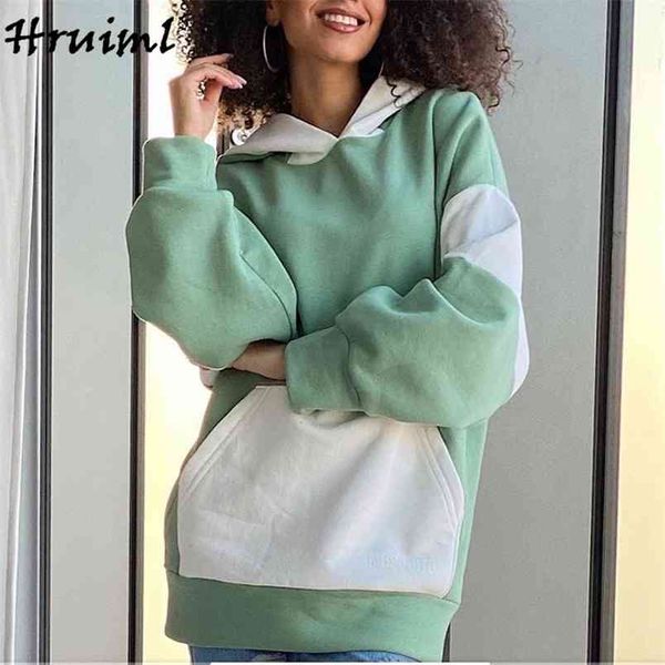 hoodies women sweatshirt patchwork casual loose long sleeve hooded pullovers ladies autumn winter clothes 210513, Black
hoodies women sweatshirt patchwork casual loose long sleeve hooded pullovers ladies autumn winter clothes 210513, Black