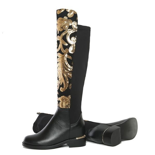 boots 2021 nation season embroidered long genuine elastic force low high sexy, Black
boots 2021 nation season embroidered long genuine elastic force low high sexy, Black