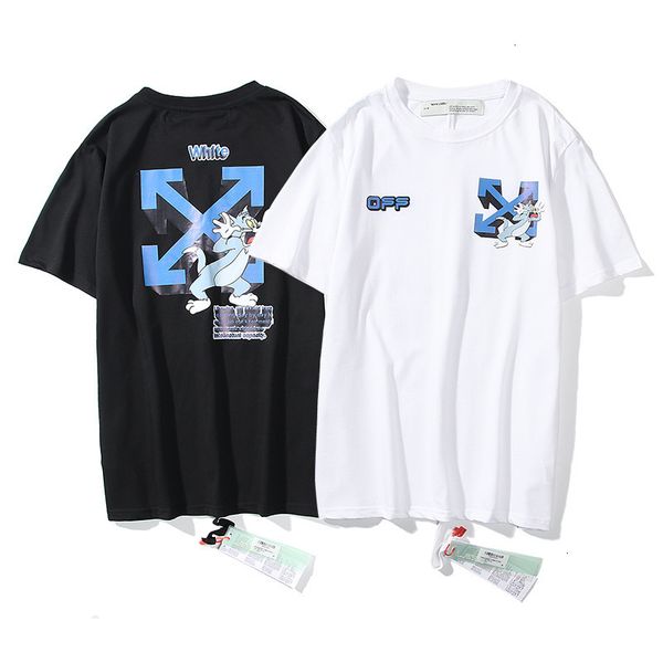 t shirt off cat mouse short sleeve men's and women's fashion t-shirt, White;black
t shirt off cat mouse short sleeve men's and women's fashion t-shirt, White;black
