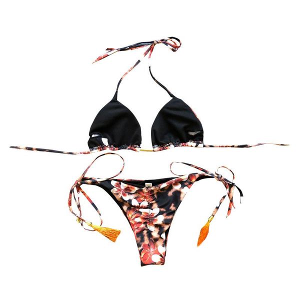 women's swimwear 2021 bikini set women push up swimsuit solid bottom print brazilian biquini bathing suit swim wear beach, White;black
women's swimwear 2021 bikini set women push up swimsuit solid bottom print brazilian biquini bathing suit swim wear beach, White;black