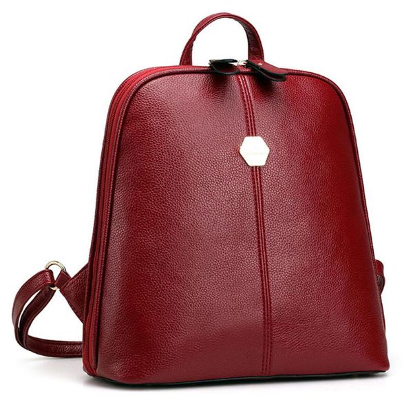 outdoor bags personality zipper square travel school bag solid color women soft pu leather backpack versatile satchel #a
outdoor bags personality zipper square travel school bag solid color women soft pu leather backpack versatile satchel #a