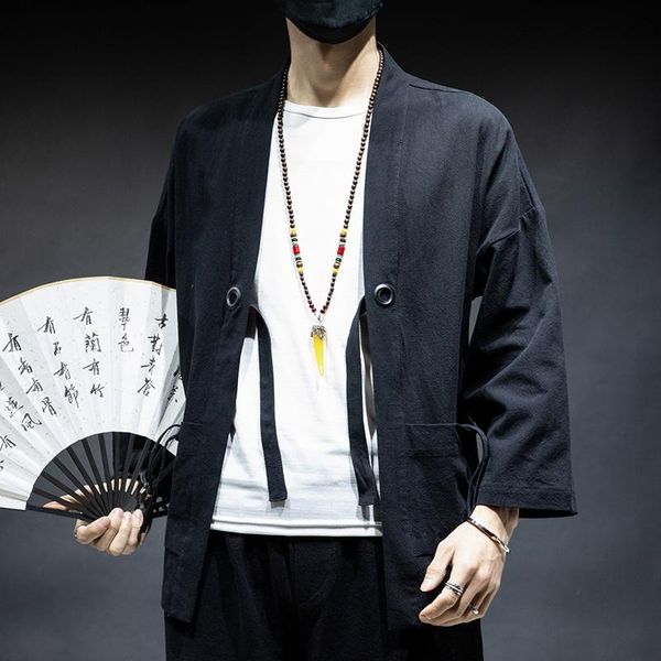 ethnic clothing 2021 harajuku kimono cardigan men cotton linen casual jackets male open stitch solid chinese style mens jacket outwear kk352, Red
ethnic clothing 2021 harajuku kimono cardigan men cotton linen casual jackets male open stitch solid chinese style mens jacket outwear kk352, Red