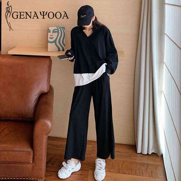 genayooa loose set and fall tracksuit pants korean ladies 2 suits long sleeve solid fake two piece 210417, White
genayooa loose set and fall tracksuit pants korean ladies 2 suits long sleeve solid fake two piece 210417, White