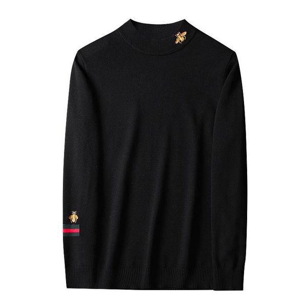 men's sweaters sweater embroidery t-shirt 2021 autumn and winter semi-high collar long sleeve bottoming shirt fashion handsome, White;black
men's sweaters sweater embroidery t-shirt 2021 autumn and winter semi-high collar long sleeve bottoming shirt fashion handsome, White;black