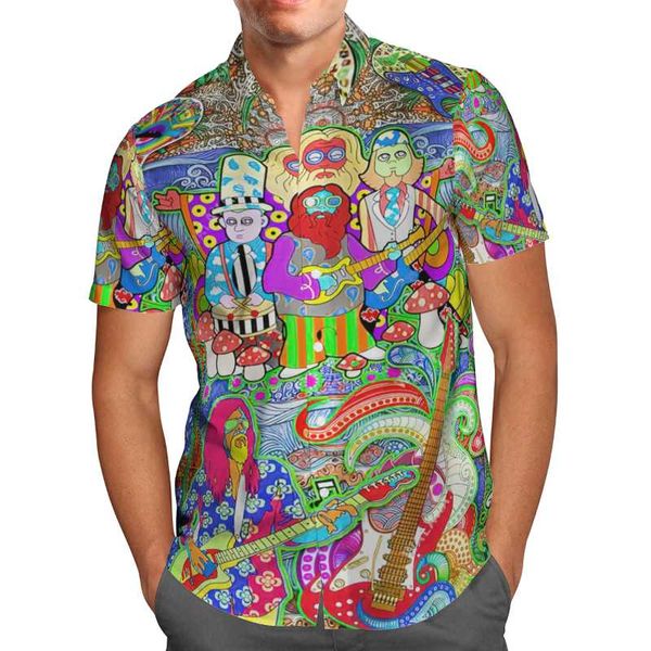 men's casual shirts hippie pattern 3d print beach hawaiian 2021 summer shirt short sleeve streetwear oversized 5xl camisa social chemis, White;black
men's casual shirts hippie pattern 3d print beach hawaiian 2021 summer shirt short sleeve streetwear oversized 5xl camisa social chemis, White;black