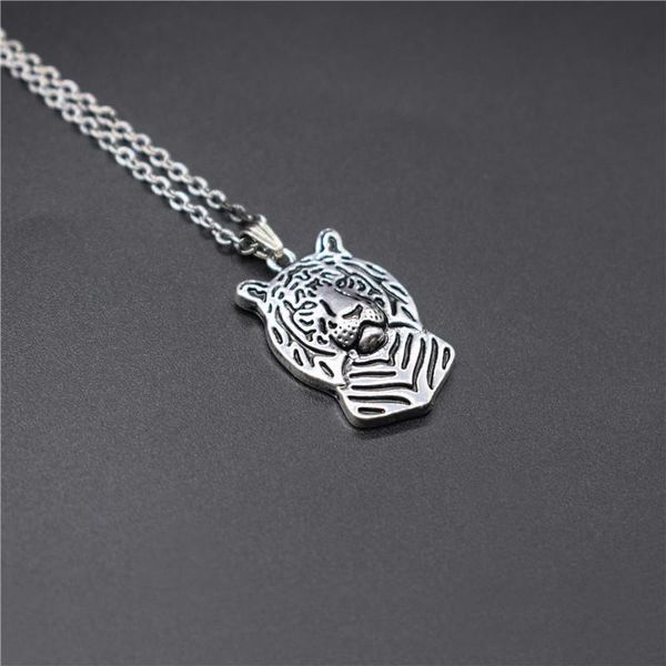 elfin trendy tiger necklaces antique silver plated animal jewellery pendant women men
elfin trendy tiger necklaces antique silver plated animal jewellery pendant women men