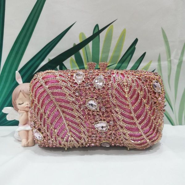 evening bags pink color diamond crystal lady wedding metal clutch female party cocktail purse and handbag woman rhinestone sweet
evening bags pink color diamond crystal lady wedding metal clutch female party cocktail purse and handbag woman rhinestone sweet