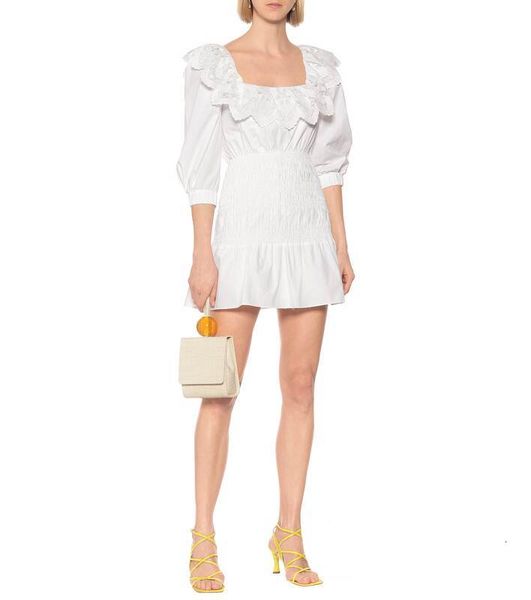 dresses women square collar bows mini white summer half sleeve elastic waist hip pack ruffles cotton dress high quality, Black;gray
dresses women square collar bows mini white summer half sleeve elastic waist hip pack ruffles cotton dress high quality, Black;gray