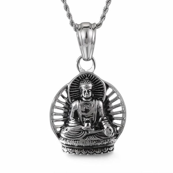 gold/ buddha pendant necklace for men women stainless steel lucky buddhist amulet jewelry protective talisman gifts necklaces, Silver
gold/ buddha pendant necklace for men women stainless steel lucky buddhist amulet jewelry protective talisman gifts necklaces, Silver