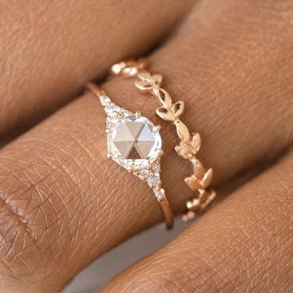 luxury 2 pcs/set zircon rose gold color rings for women fashion female jewelry party accessories birthday gifts wedding, Slivery;golden
luxury 2 pcs/set zircon rose gold color rings for women fashion female jewelry party accessories birthday gifts wedding, Slivery;golden