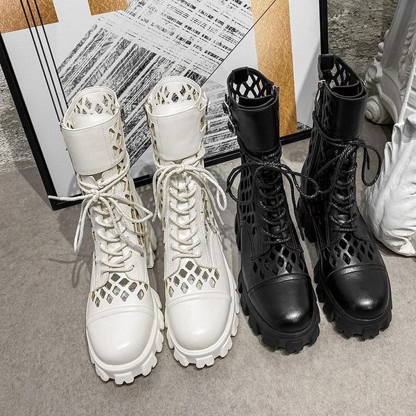boots leather mid-tube women's spring and summer all-match black sandals hollow lace-up platform x790 1yfq
boots leather mid-tube women's spring and summer all-match black sandals hollow lace-up platform x790 1yfq