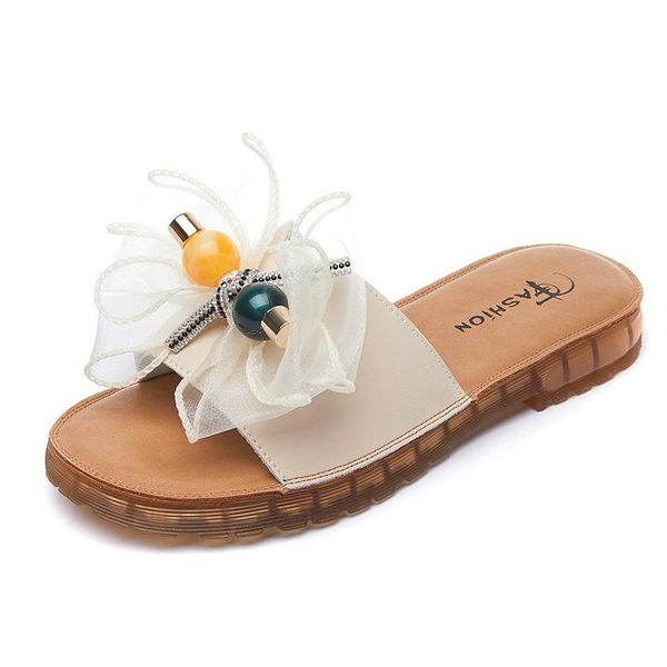 slippers flat shoes butterfly-knot sandals women outdoor casual jelly soft sole comfortable and breathable pearl open toe slides, Black
slippers flat shoes butterfly-knot sandals women outdoor casual jelly soft sole comfortable and breathable pearl open toe slides, Black