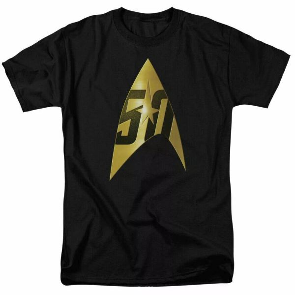 Star Trek 50th Anniversary Delta T Shirt Licensed Sci-Fi TV Classic Tee Black, White;black
Star Trek 50th Anniversary Delta T Shirt Licensed Sci-Fi TV Classic Tee Black, White;black