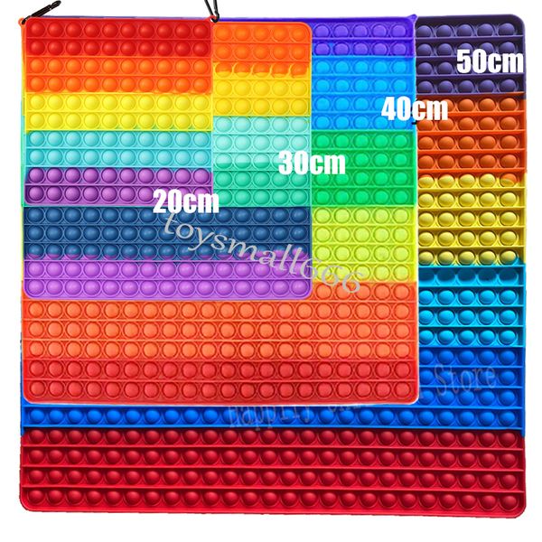 big size 20cm 30cm 40cm 50cm rainbow square push bubble fidget toys stress relief toy antistress squeeze anti-stress gift
big size 20cm 30cm 40cm 50cm rainbow square push bubble fidget toys stress relief toy antistress squeeze anti-stress gift