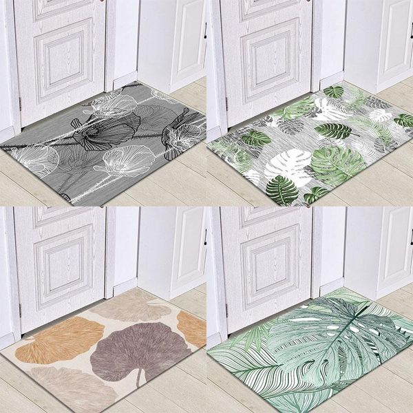 carpets green leaf pattern entrance door bathroom floor mat nordic absorbable kitchen rugs anti-slip carpet for doormat decor
carpets green leaf pattern entrance door bathroom floor mat nordic absorbable kitchen rugs anti-slip carpet for doormat decor