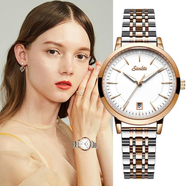 wristwatches sunkta fashion women watch waterproof quartz ladies simple elegant dress watches sport casual clock relogio feminino, Slivery;brown
wristwatches sunkta fashion women watch waterproof quartz ladies simple elegant dress watches sport casual clock relogio feminino, Slivery;brown