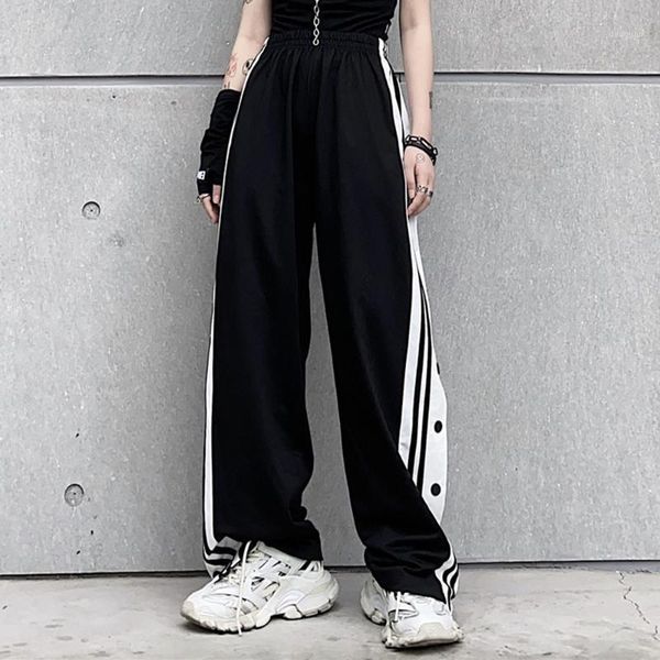fashion fitness black striped casual pants women trousers gothic button sweatpants high waist loose harajuku jogger 2021 autumn women's, Black;white
fashion fitness black striped casual pants women trousers gothic button sweatpants high waist loose harajuku jogger 2021 autumn women's, Black;white