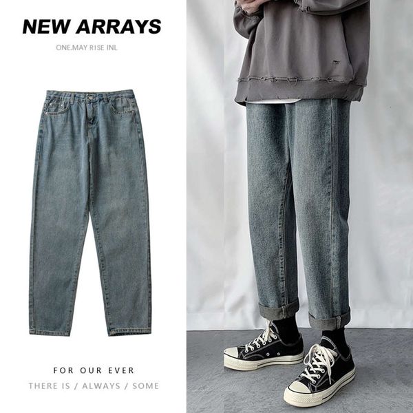 all-man spring men's jeans competition broek loose korean version of the trend hong kong style youth, Blue
all-man spring men's jeans competition broek loose korean version of the trend hong kong style youth, Blue