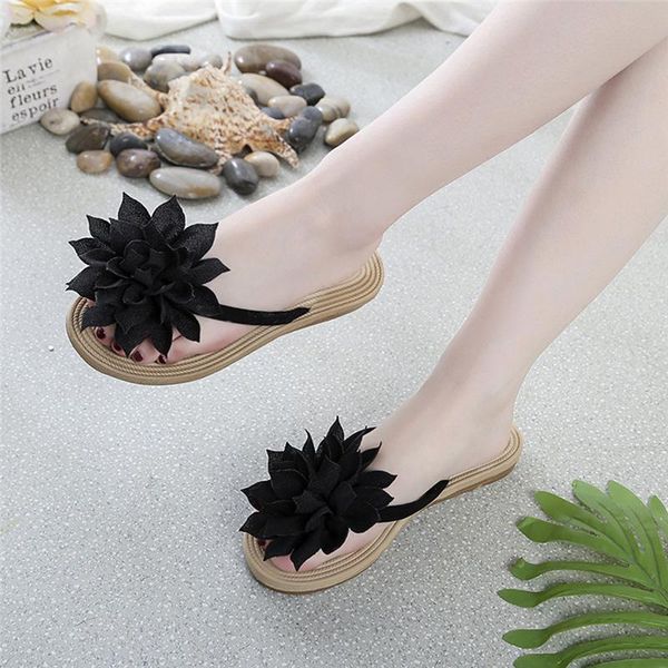 slippers women summer flip flops causal flower ladies slip on flat shoes female fashion non slides beach sandals, Black
slippers women summer flip flops causal flower ladies slip on flat shoes female fashion non slides beach sandals, Black