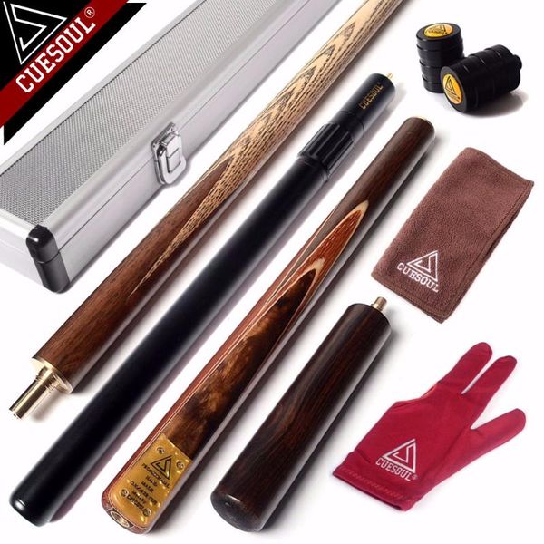 57" snooker cue handcraft 3/4 jointed with mini buend extension packed in aluminium case billiard cues
57" snooker cue handcraft 3/4 jointed with mini buend extension packed in aluminium case billiard cues