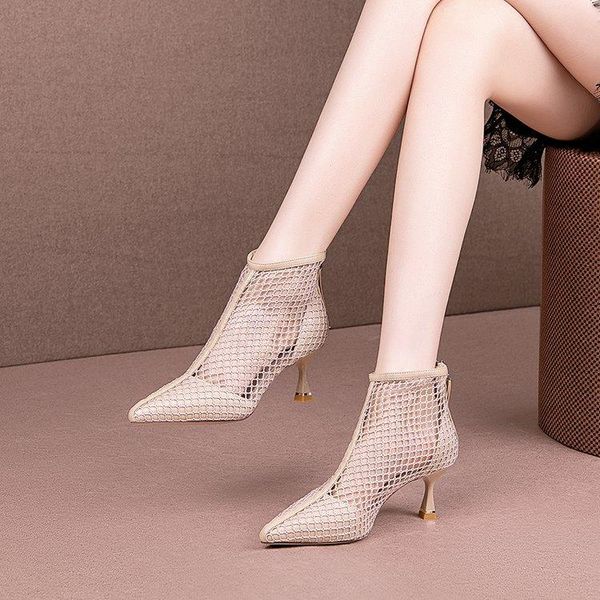 boots roman cold net red tide pointed sandals stilettos spring and summer fairy mesh women hollow, Black
boots roman cold net red tide pointed sandals stilettos spring and summer fairy mesh women hollow, Black