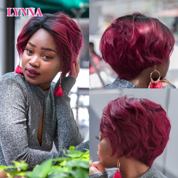 lace wigs short ombre burgundy human hair wig pixie cut with bangs 1b 99j wavy front blonde color, Black;brown
lace wigs short ombre burgundy human hair wig pixie cut with bangs 1b 99j wavy front blonde color, Black;brown