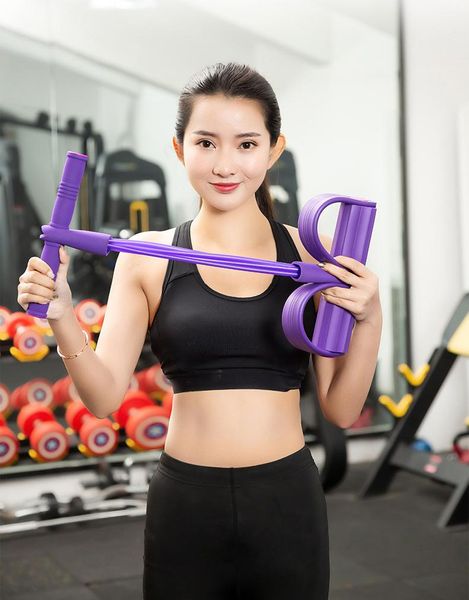 resistance bands 4 tube fitness elastic pull rope foot pedal body slim 5 colors yoga workout latex equipment
resistance bands 4 tube fitness elastic pull rope foot pedal body slim 5 colors yoga workout latex equipment