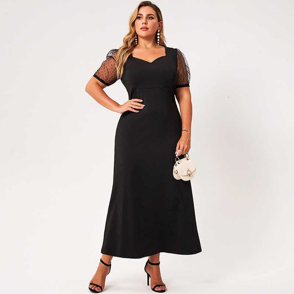 casual dresses summer maxi women plus size 2021 black loose lace y short sleeve v-neck elegant vintage high-waist long robes h7wi, Black;gray
casual dresses summer maxi women plus size 2021 black loose lace y short sleeve v-neck elegant vintage high-waist long robes h7wi, Black;gray