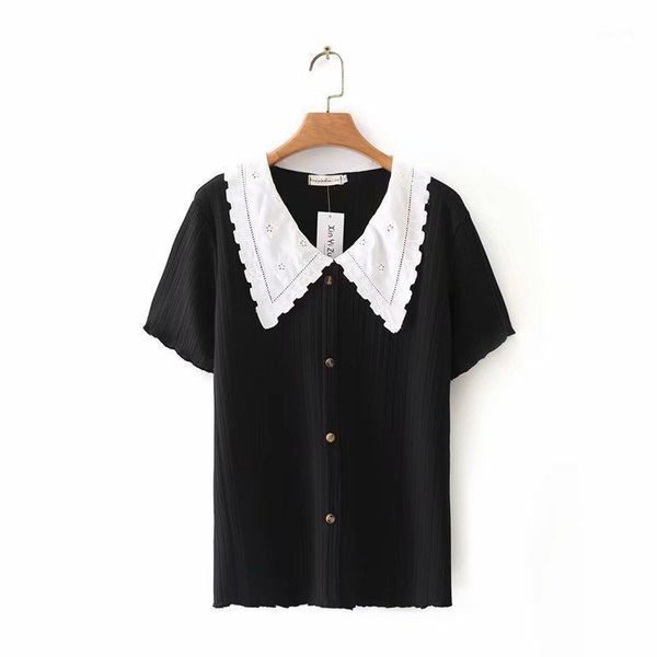 women's t-shirt plus size xl-4xl false button summer tshirts casual slim oversized officewear simple tee, White
women's t-shirt plus size xl-4xl false button summer tshirts casual slim oversized officewear simple tee, White