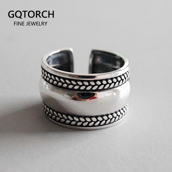 cluster rings real solid 925 sterling silver wide for women vintage pattern design high polishing 12mm adjustable simple, Golden;silver
cluster rings real solid 925 sterling silver wide for women vintage pattern design high polishing 12mm adjustable simple, Golden;silver