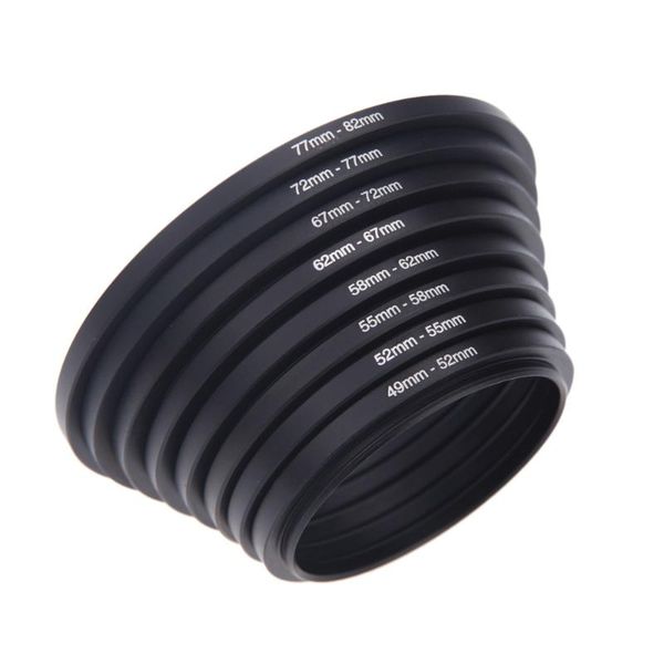 lens adapters & mounts 8pcs filter step up rings adapter 49-52-55-58-62-67-72-77-82mm 49mm-82mm camera accessories high quality
lens adapters & mounts 8pcs filter step up rings adapter 49-52-55-58-62-67-72-77-82mm 49mm-82mm camera accessories high quality