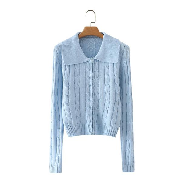 women's knits & tees casual cropped cardigans women knit long sleeve crop sweater vintage collar cute zipper up cardigan blue, White
women's knits & tees casual cropped cardigans women knit long sleeve crop sweater vintage collar cute zipper up cardigan blue, White