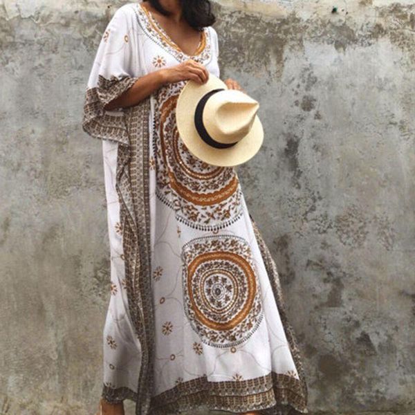 casual dresses womens low cut v-neck kaftans swimsuit cover up vintage floral printed kimono beach dress pullover oversized loose robe, Black;gray
casual dresses womens low cut v-neck kaftans swimsuit cover up vintage floral printed kimono beach dress pullover oversized loose robe, Black;gray