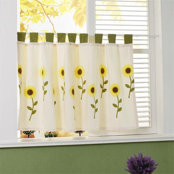 curtain & drapes pastoral style half curtains sunflower cotton linen fabric tube coffee short for bar kitchen cabinet door
curtain & drapes pastoral style half curtains sunflower cotton linen fabric tube coffee short for bar kitchen cabinet door