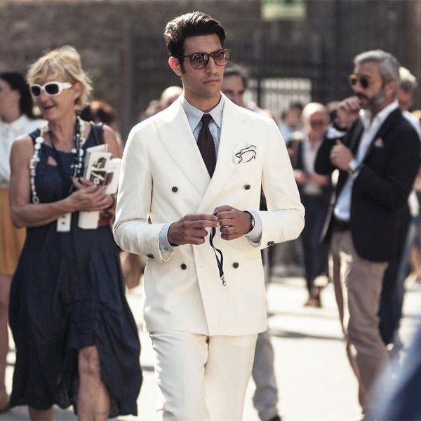 men's suits & blazers custom made classic ivory 2 piece mens wedding groom suit slim groomsman tuxedo party men (jacket+pants) w328, White;black
men's suits & blazers custom made classic ivory 2 piece mens wedding groom suit slim groomsman tuxedo party men (jacket+pants) w328, White;black