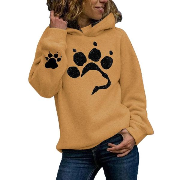women's hoodies & sweatshirts cute cat paws printed women fleece casual style long sleeve pullovers hooded hoody loose fit 2021 winter, Black
women's hoodies & sweatshirts cute cat paws printed women fleece casual style long sleeve pullovers hooded hoody loose fit 2021 winter, Black