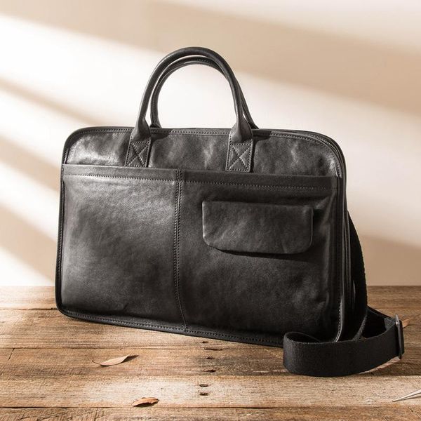 leather men's briefcase large capacity head computer bag business messenger simple shoulder handbag briefcases
leather men's briefcase large capacity head computer bag business messenger simple shoulder handbag briefcases