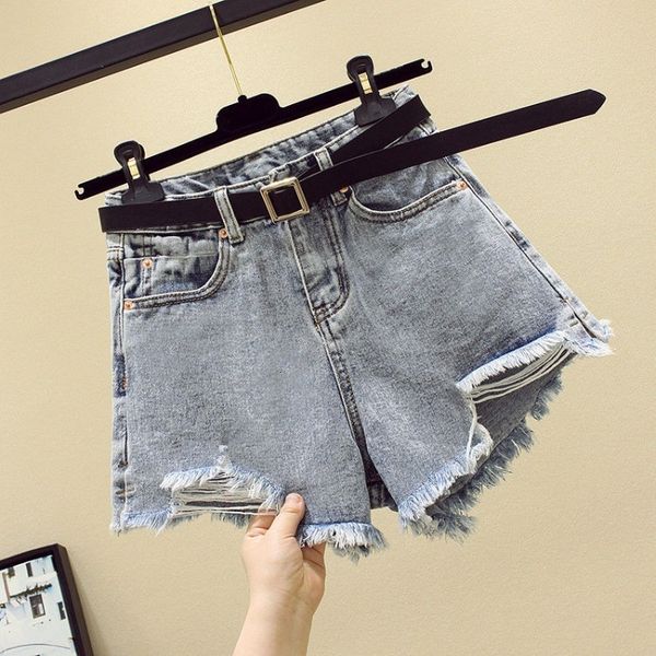 women's shorts denim fashion spring / summer 2021 new korean version loose and thin high waist a-line versatile wide leg pants with, White;black
women's shorts denim fashion spring / summer 2021 new korean version loose and thin high waist a-line versatile wide leg pants with, White;black