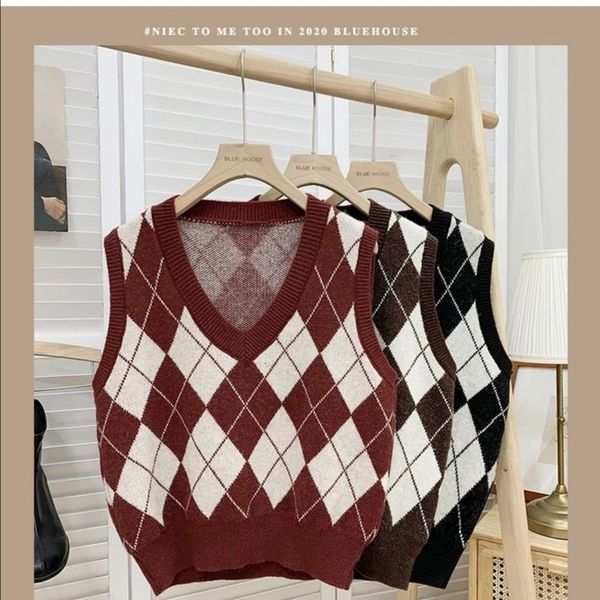 women's sweaters korean version of the vest sweater spring and autumn net red loose v-neck women casual dvv6, White;black
women's sweaters korean version of the vest sweater spring and autumn net red loose v-neck women casual dvv6, White;black