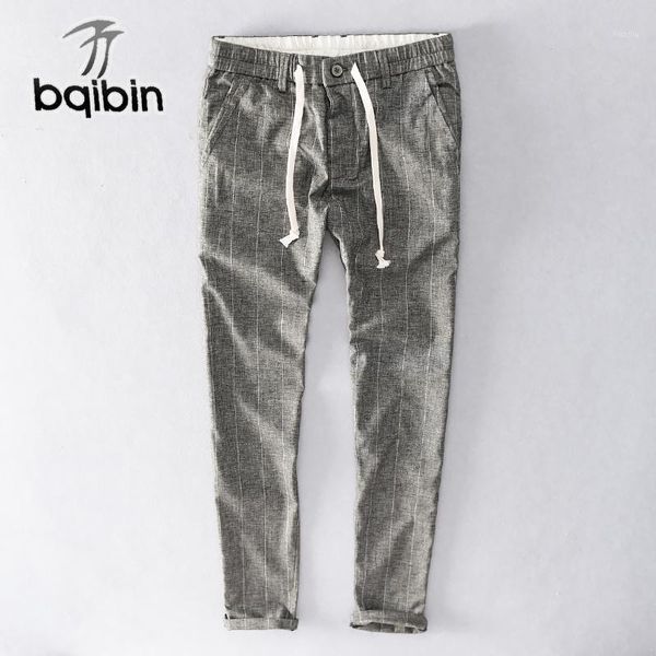 30-40 size striped stretch elastic waist pants men brand linen breathable for casual trousers fashion un pantalon men's, Black
30-40 size striped stretch elastic waist pants men brand linen breathable for casual trousers fashion un pantalon men's, Black