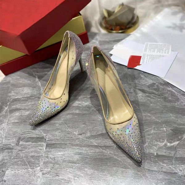 dress shoes pink rhinestone high heels female backpack shiny transparent hollow pointed stiletto 10cm prom party banquet 34-42s, Black
dress shoes pink rhinestone high heels female backpack shiny transparent hollow pointed stiletto 10cm prom party banquet 34-42s, Black