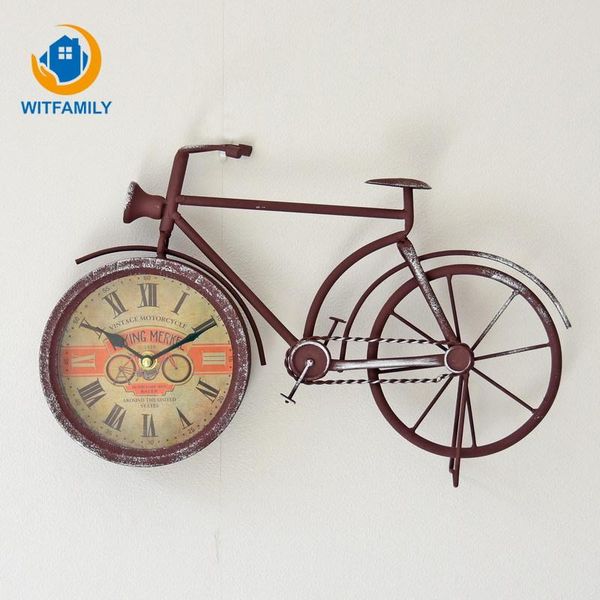 american country wrought iron bicycle quartz clock wall big retro old decoration gift clocks
american country wrought iron bicycle quartz clock wall big retro old decoration gift clocks