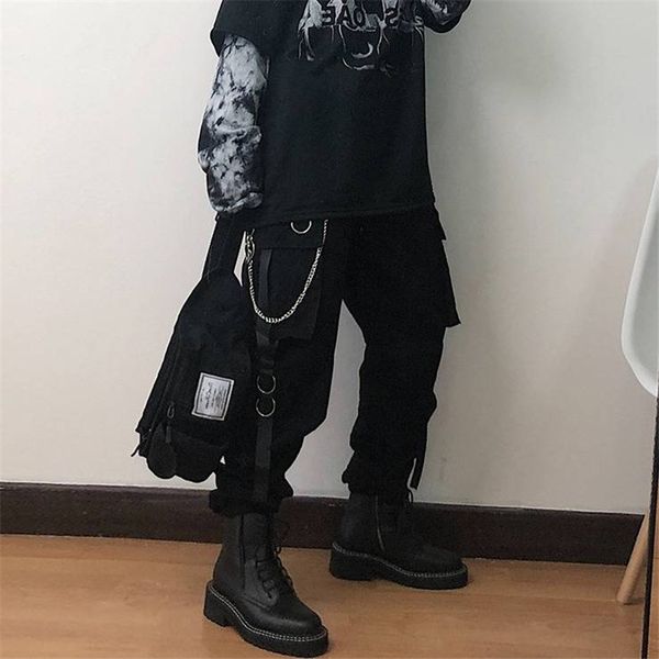 black harajuku streetwear women casual harem pants with chain solid rock fashion high street hip hop long trousers capris 200930, Black;white
black harajuku streetwear women casual harem pants with chain solid rock fashion high street hip hop long trousers capris 200930, Black;white