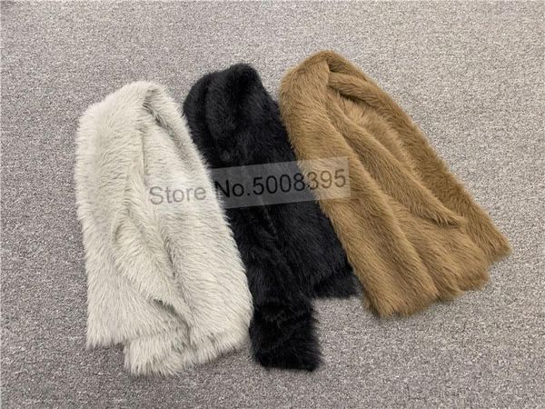 scarves woman fluffy alpaca blend scarf grey black camel long scarfs 2021, Blue;gray
scarves woman fluffy alpaca blend scarf grey black camel long scarfs 2021, Blue;gray