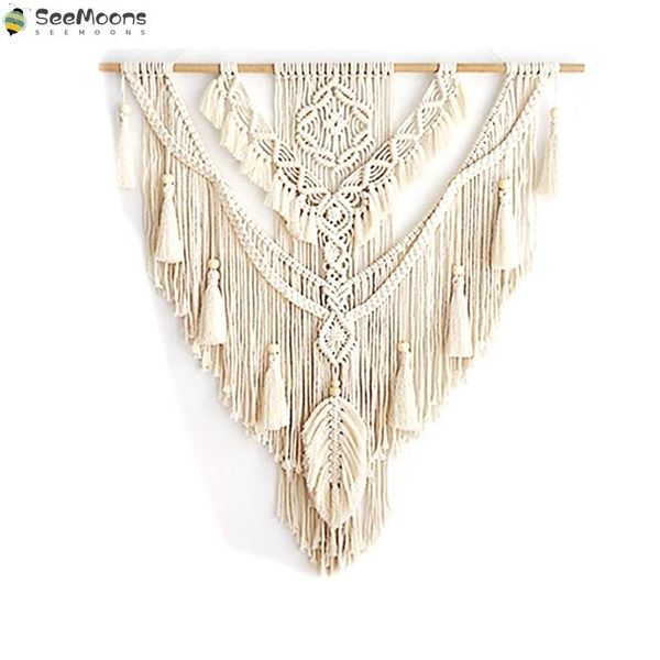 tapestries nordic bohemian macrame wall hanging tapestry hand-wovening tassel home decor large
tapestries nordic bohemian macrame wall hanging tapestry hand-wovening tassel home decor large
