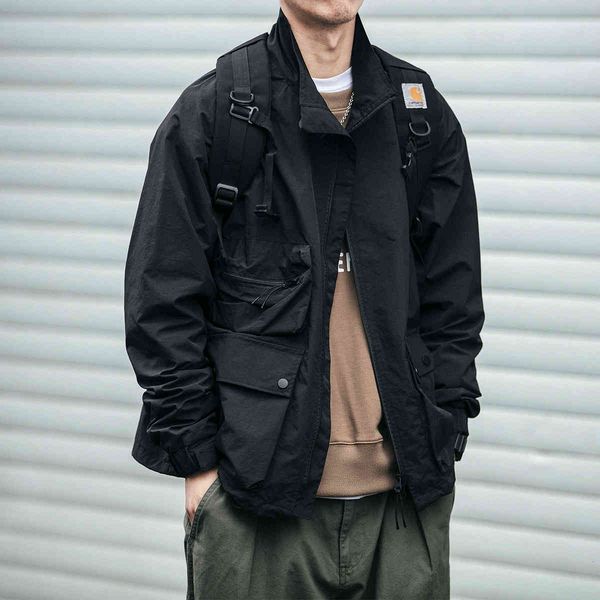 men's jackets work jacket, japanese jacket with a turtleneck high fashion quality for spring and fall tuf0, Black;brown
men's jackets work jacket, japanese jacket with a turtleneck high fashion quality for spring and fall tuf0, Black;brown