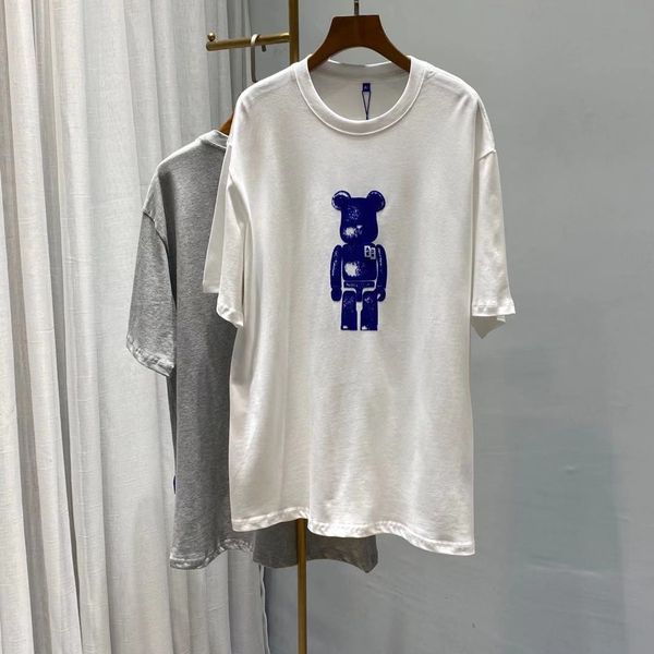 fashion t shirt aderss street trend loose casual flocking building block bear short sleeve korean thin back embroidery, White
fashion t shirt aderss street trend loose casual flocking building block bear short sleeve korean thin back embroidery, White